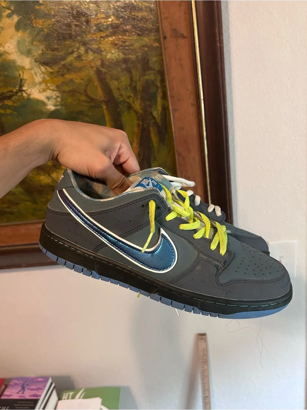 Concepts Nike SB Low Blue Lobster Men's Shoes Sz 9.5 313170-342 Skating